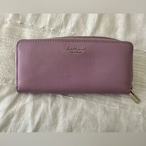 Kate Spade Purple continental wallet